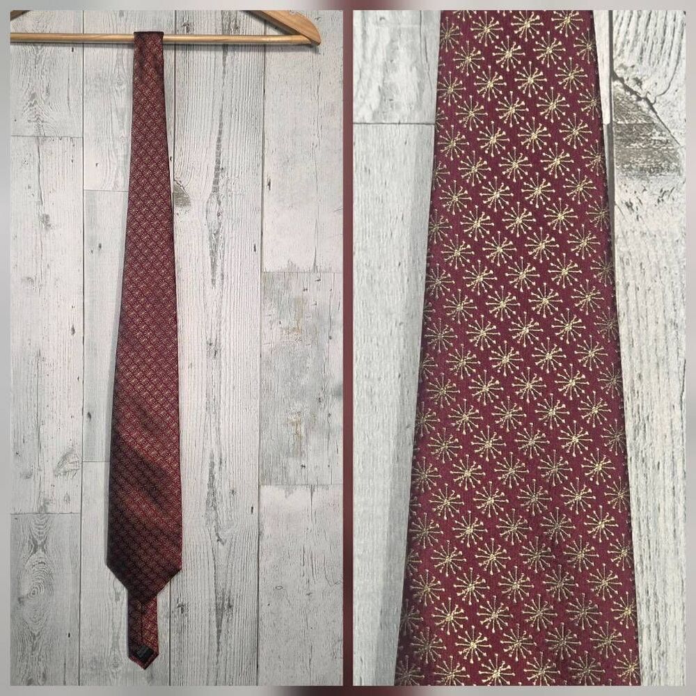Metropolitan Opera Collectible Starburst Pattern Silk Tie